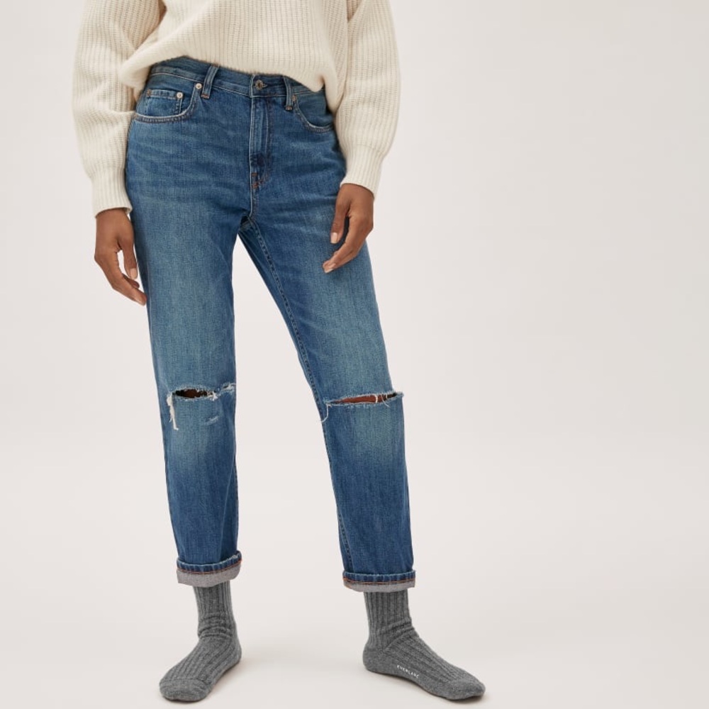Everlane Super-Soft Relaxed Summer Distressed Jean 28